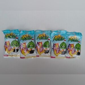 Cats vs Pickles Teal Wave Blind Bags Lot of 5 Unopened